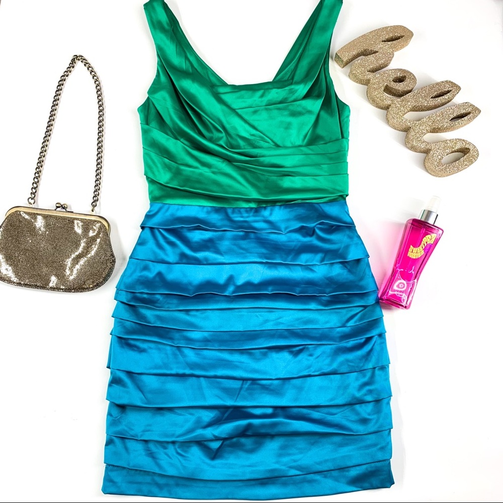 Express Silky Sleeveless Cocktail Dress